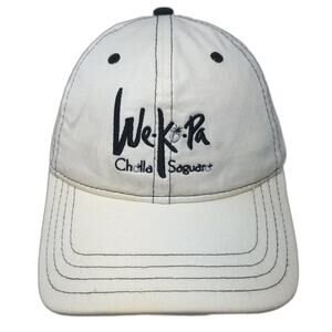Wekopa Cholla Sagudro Strapback Baseball Cap White One Size Pukka Headwear